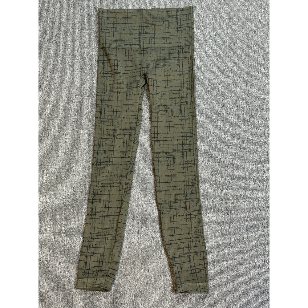 SPANX Women's Seamless Green‎ Geometric Leggings Size S/P Yoga Workout